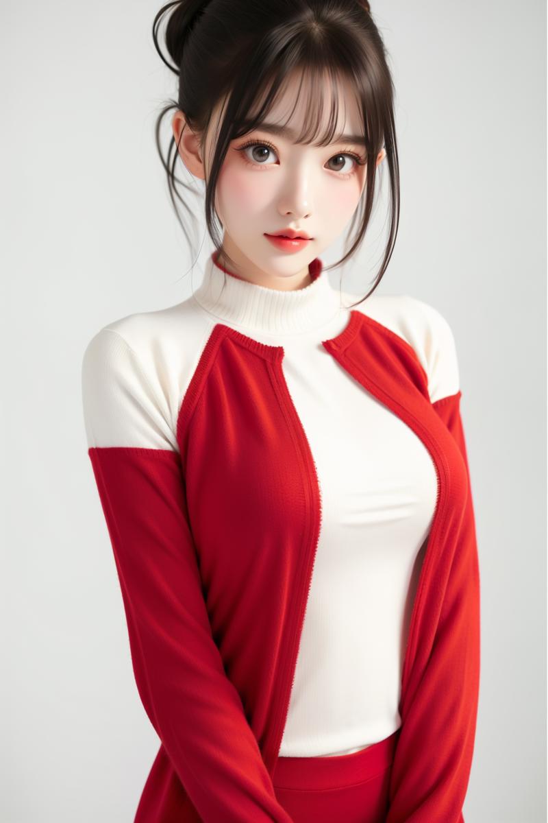 01150-258737840-1girl,white background,(big chest_1.3),(standing_1.3),(red sweater_1.3),.png